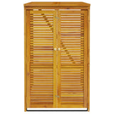 Vidaxx Waste Bin Storage Single 70x89x117 cm Solid Acacia Wood