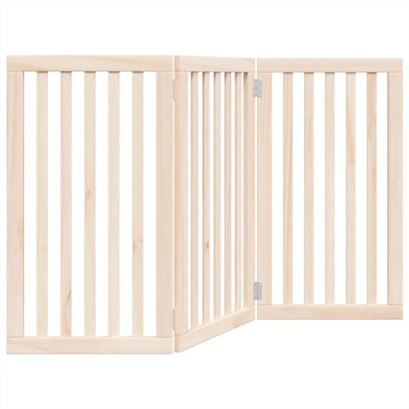 Vidaxx foldbar hundelåge 3 paneler 150 cm poppeltræ
