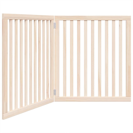 Vidaxx foldbar hundelåge 2 paneler 160 cm poppeltræ