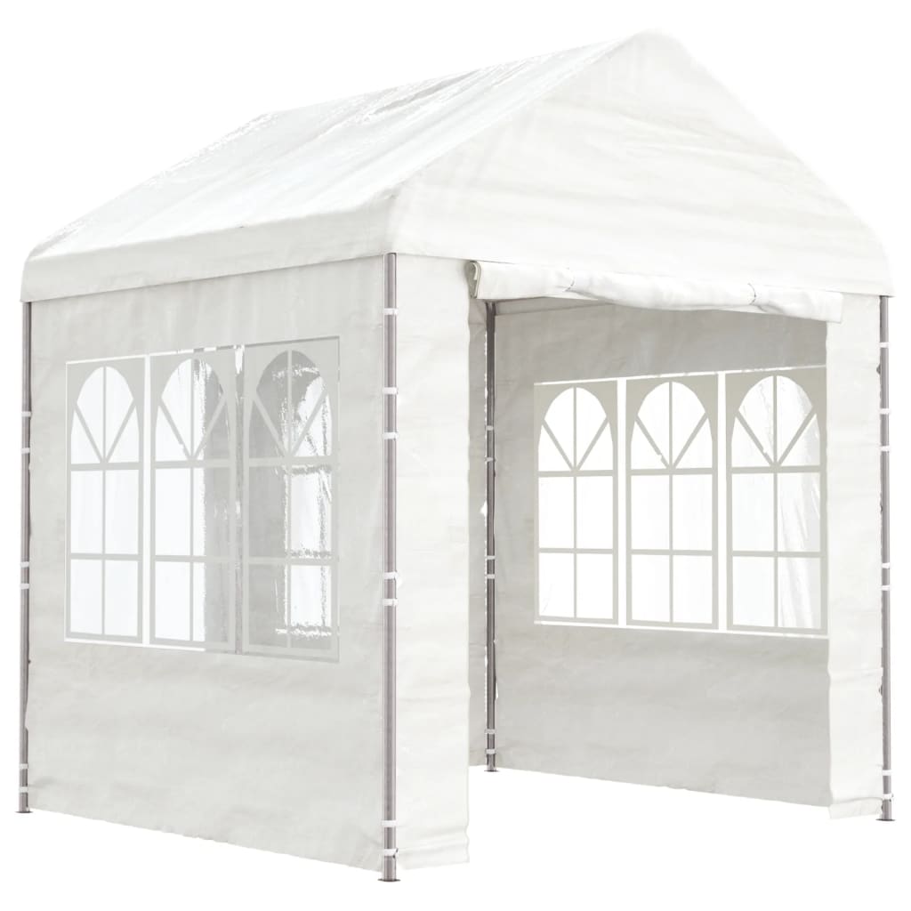 Vidaxx Gazebo med tag 2.28x2.23x2.69 m polyethylenhvide