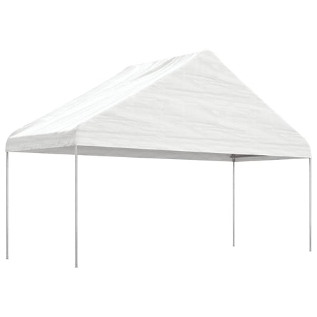 Vidaxx lysthus med tag 5,88x2,23x3,75 m polyethylen hvid