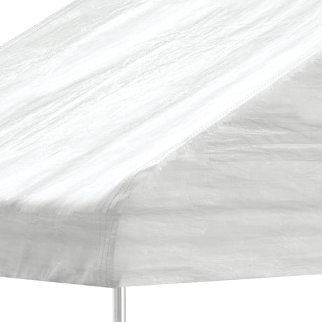 Vidaxx lysthus med tag 5,88x2,23x3,75 m polyethylen hvid