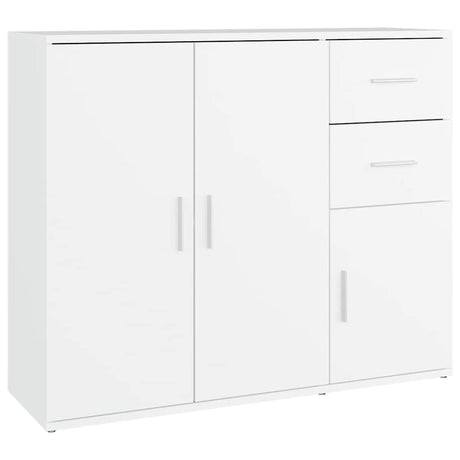 Vidaxl dressoir 91x29,5x75 cm bewerkt hout wit