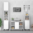 Vidaxl wastafelkast 80x33x60 cm bewerkt hout wit