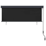 Vidaxl rolgordijn gestreept antraciet 180 x 250 cm stof en aluminium
