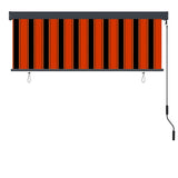Vidaxl rolgordijn oranje en bruin 180 x 250 cm stof en aluminium