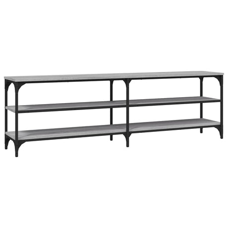 Vidaxl tv-meubel 160x30x50 cm bewerkt hout grijs sonoma eikenkleurig