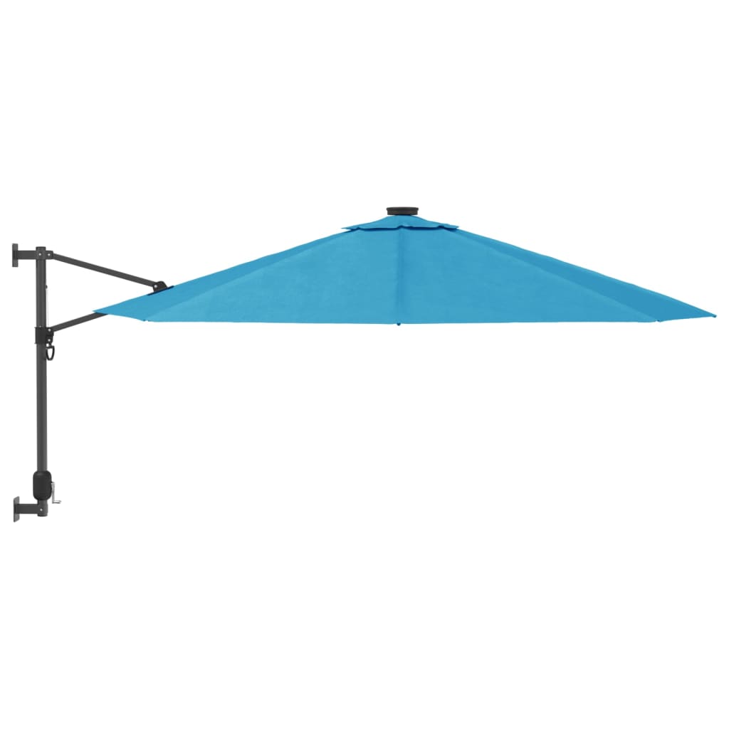 Vidaxl vægparasol 290 cm havblå