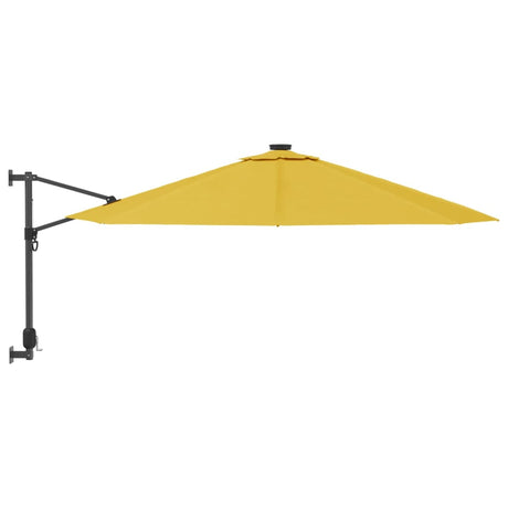 Vidaxl vægparasol 290 cm gul