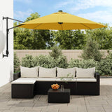 Vidaxl vægparasol 290 cm gul