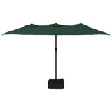 Vidaxl Parasol Double 449x245 cm grøn