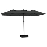 Vidaxx parasol dobbelt 449x265 cm antracit