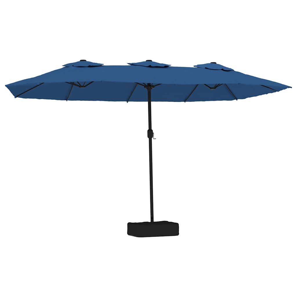 Vidaxx parasol dobbelttag 449x265 cm azurblå