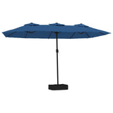 Vidaxx parasol dobbelttag 449x265 cm azurblå