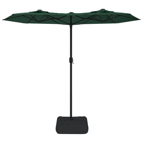 Vidaxx parasol dobbelttag 316x145 cm grøn