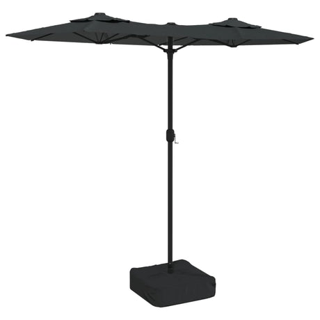 Vidaxx Parasol Double Roof 316x240 cm Anthracite
