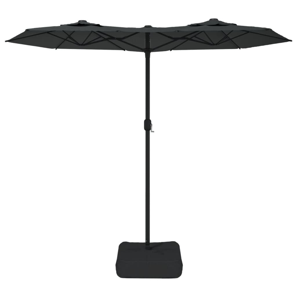 Vidaxx Parasol Double Roof 316x240 cm Anthracite