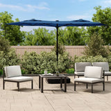 Vidaxx Parasol Double Roof 316x240 cm Azure Blue
