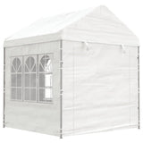 Vidaxl Gazebo med tag 13.38x2.28x2.69 m polyethylenhvide