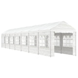 Vidaxl Gazebo med tag 15.61x2.28x2.69 m polyethylenhvide