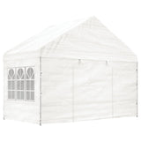 Vidaxl Gazebo med tag 4.46x4.08x3.22 m polyethylenhvide