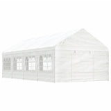 Vidaxl Gazebo med tag 8.92x4.08x3.22 m polyethylenhvide