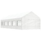 Vidaxl Gazebo med tag 11.15x4.08x3.22 m polyethylenhvide