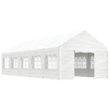 Vidaxl Gazebo med tag 11.15x4.08x3.22 m polyethylenhvide