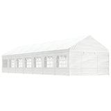 Vidaxl Gazebo med tag 15.61x4.08x3.22 m polyethylenhvide