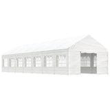 Vidaxl Gazebo med tag 15.61x4.08x3.22 m polyethylenhvide
