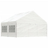 Vidaxl Gazebo med tag 4.46x5.88x3.75 m polyethylenhvide