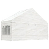 Vidaxl Gazebo med tag 4.46x5.88x3.75 m polyethylenhvide