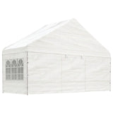 Vidaxl Gazebo med tag 8.92x5.88x3.75 m polyethylenhvide