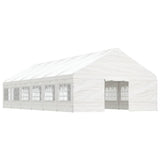 Vidaxl Gazebo med tag 13.38x5.88x3.75 m polyethylenhvide