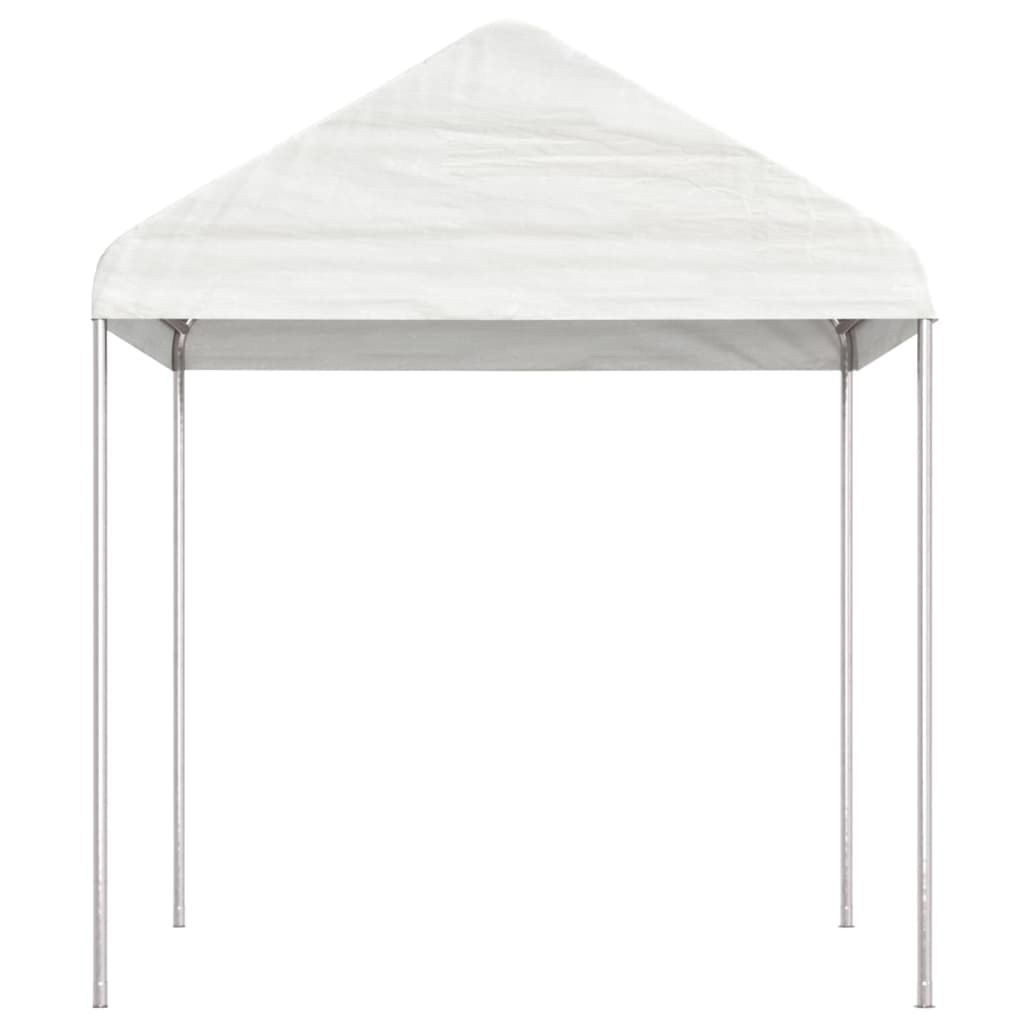 Vidaxx lysthus med tag 4,46x2,28x2,69 m polyethylen hvid