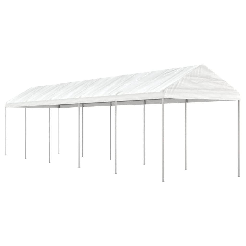 Vidaxl Gazebo med tag 11.15x2.28x2.69 m polyethylenhvide