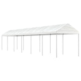 Vidaxl Gazebo med tag 13.38x2.28x2.69 m polyethylenhvide