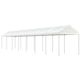 Vidaxl Gazebo med tag 15.61x2.28x2.69 m polyethylenhvide