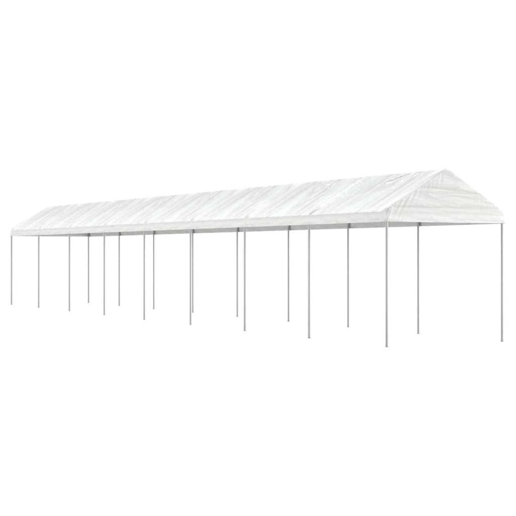 Vidaxl Gazebo med tag 17.84x2.28x2.69 m polyethylenhvide