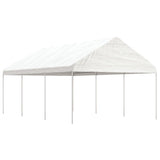Vidaxl Gazebo med tag 6.69x4.08x3.22 m polyethylenhvide