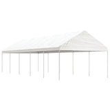 Vidaxl Gazebo med tag 11.15x4.08x3.22 m polyethylenhvide