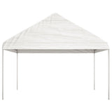 Vidaxl Gazebo med tag 13.38x4.08x3.22 m polyethylenhvide
