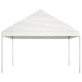 Vidaxl Gazebo med tag 15.61x4.08x3.22 m polyethylenhvide
