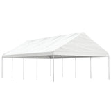 Vidaxl Gazebo med tag 8.92x5.88x3.75 m polyethylenhvide