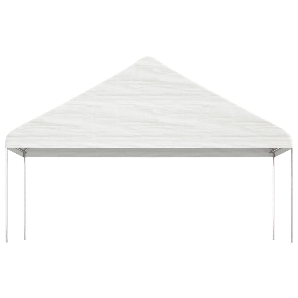 Vidaxl Gazebo med tag 8.92x5.88x3.75 m polyethylenhvide