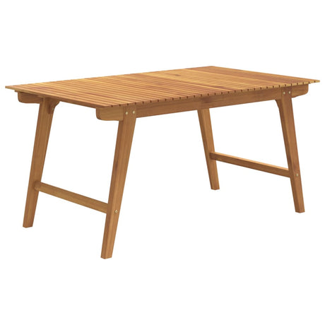 Vidaxl tuintafel 150x90x75 cm massief acaciahout