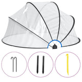 Vidaxx Swimming Pool Cover Round 315x158 cm PVC