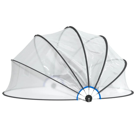 Vidaxx Swimming Pool Cover Round 376x188 cm PVC