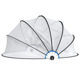 Vidaxx svømmebassin overdækning rund 406x203 cm PVC