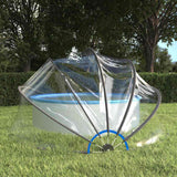Vidaxx svømmebassin overdækning rund 406x203 cm PVC